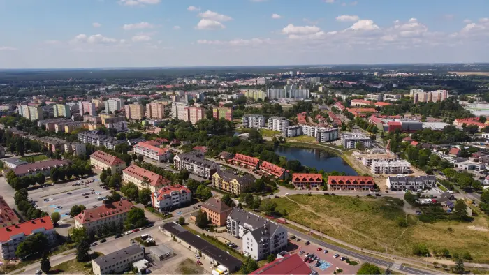 piła z lotu ptaka