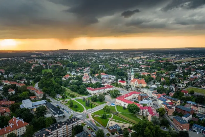 Tychy - panorama miasta
