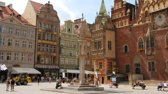 widok na Wrocławski Rynek