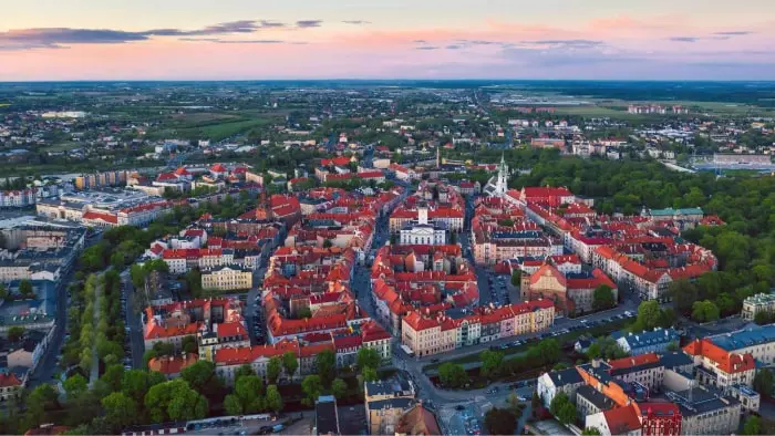 Kalisz panorama miasta