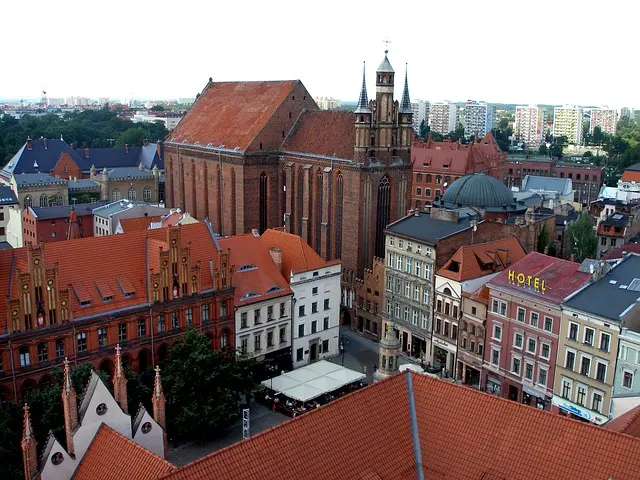 panorama miasta toruń